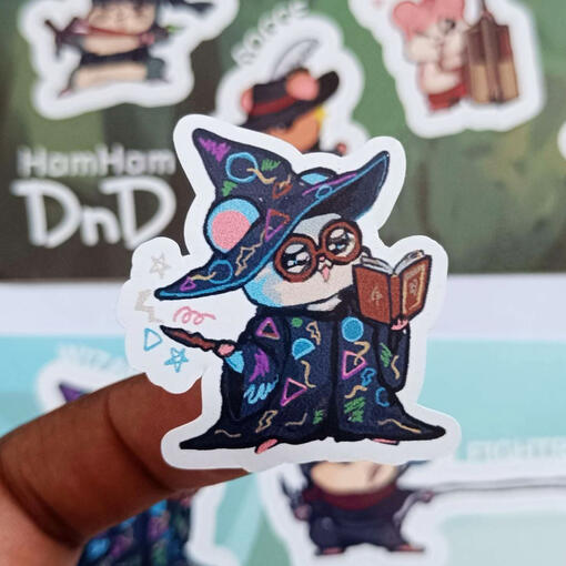 Wizard Hamster Sticker Wizard Hamster Sticker