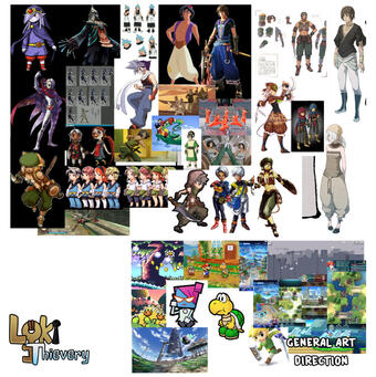 General Art Direction and Character Design Moodboard for the Main Character General Art Direction and Character Design Moodboard for the Main Character