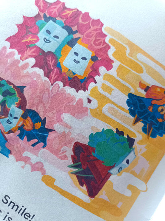 a close-up of one of the pages