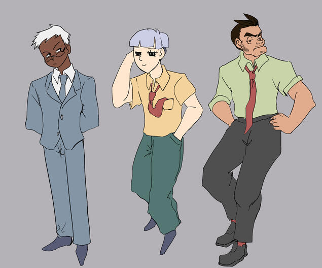 Office Background Characters 1 Office Background Characters 1