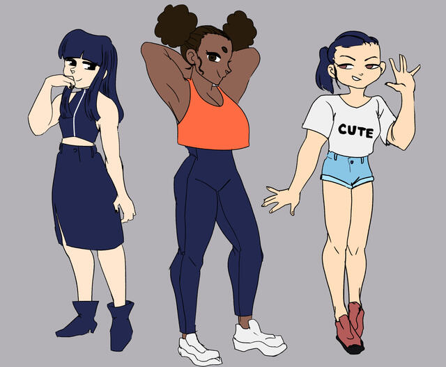 Disco Background Characters 2