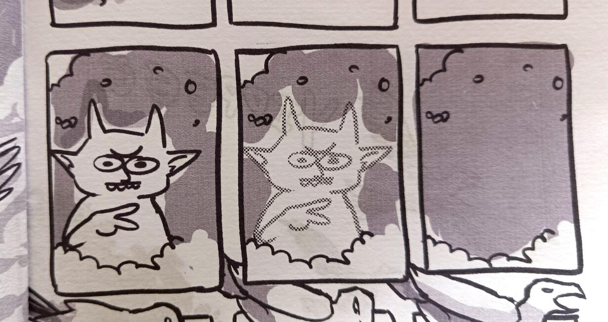 imp doing the disappear meme